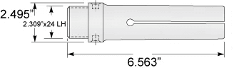 2 Gridley Feed Finger 24.25MM Round (0.9547)